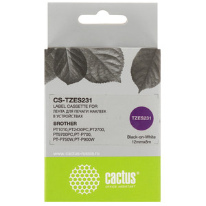 Лента для печати наклеек Cactus CS-TZES231