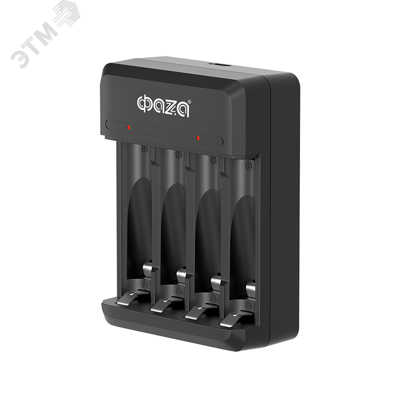 Зарядное устройство для аккумуляторов АА/ААА питание от USB с кабелем CND-4-03 ФАZА 5048713 JazzWay
