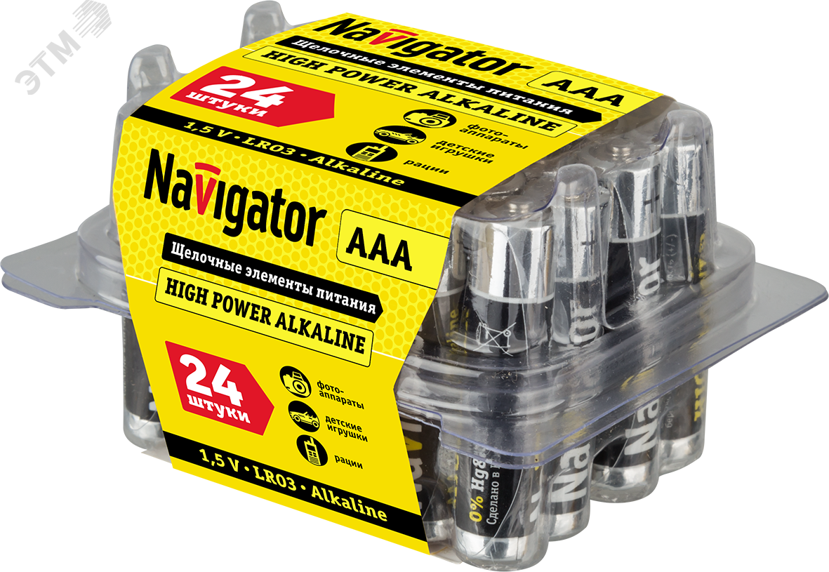 Батарейка NBT-NE-LR03-BOX24 94787 Navigator Group