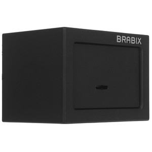 Сейф мебельный BRABIX SF-140KL черный