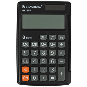 Калькулятор Brauberg PK-865-BK