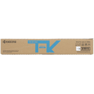 Тонер-картридж лазерный Kyocera TK-8115C голубой, с чипом