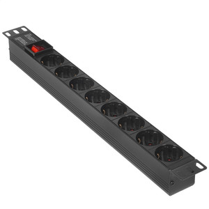 Блок розеток ExeGate ServerPro PDU-19H804 Al-8S-EU2.5-SW