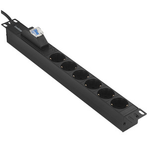 Блок розеток ExeGate ServerPro PDU-19H610 Al-6S-EU2.5CU-1P