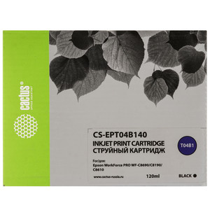 Картридж Cactus CS-EPT04B140 черный preview
