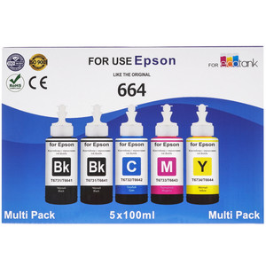 Чернила водорастворимые Revcol DOGS EL664-100 голубой, желтый, пурпурный, черный x2