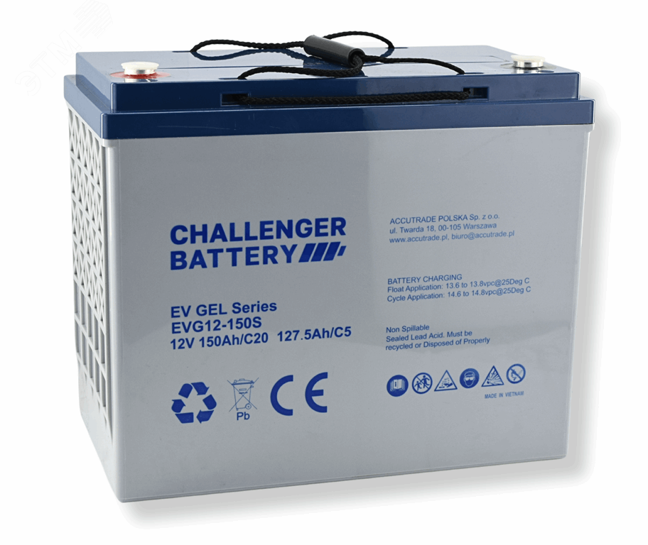 Аккумуляторная батарея Challenger EVG12-150S EVG12-150S CHALLENGER