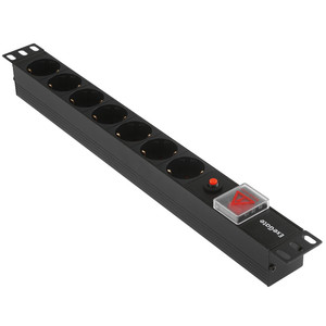 Блок розеток ExeGate ServerPro PDU-19H702 Al-7S-C14-SW-O