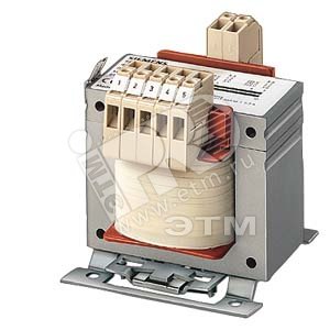 SITAS Трансформатор разделительный 1ф 0.16кВА VDE/UL/CSA 600-230/2х115В IP00 винтовые зажимы/монтаж на рейку 35мм 4AM3842-8ED40-0FA0 SIEMENS