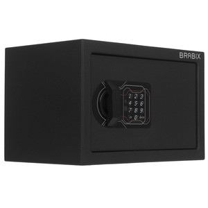 Сейф мебельный BRABIX SF-200EL черный