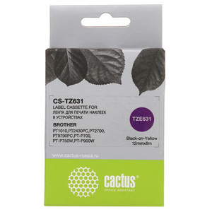 Лента для печати наклеек Cactus CS-TZ631