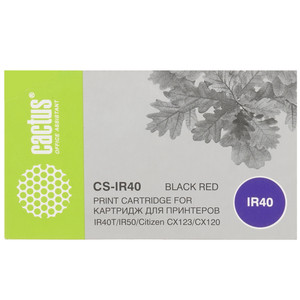 Картридж матричный Cactus CS-IR40 красный, черный