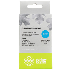 Лента для печати наклеек Cactus CS-M21-375595WT