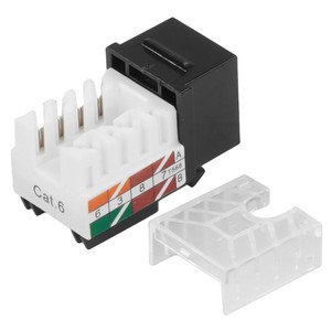 Модуль Keystone  Lanmaster TWT-OK45UTP/6-BK