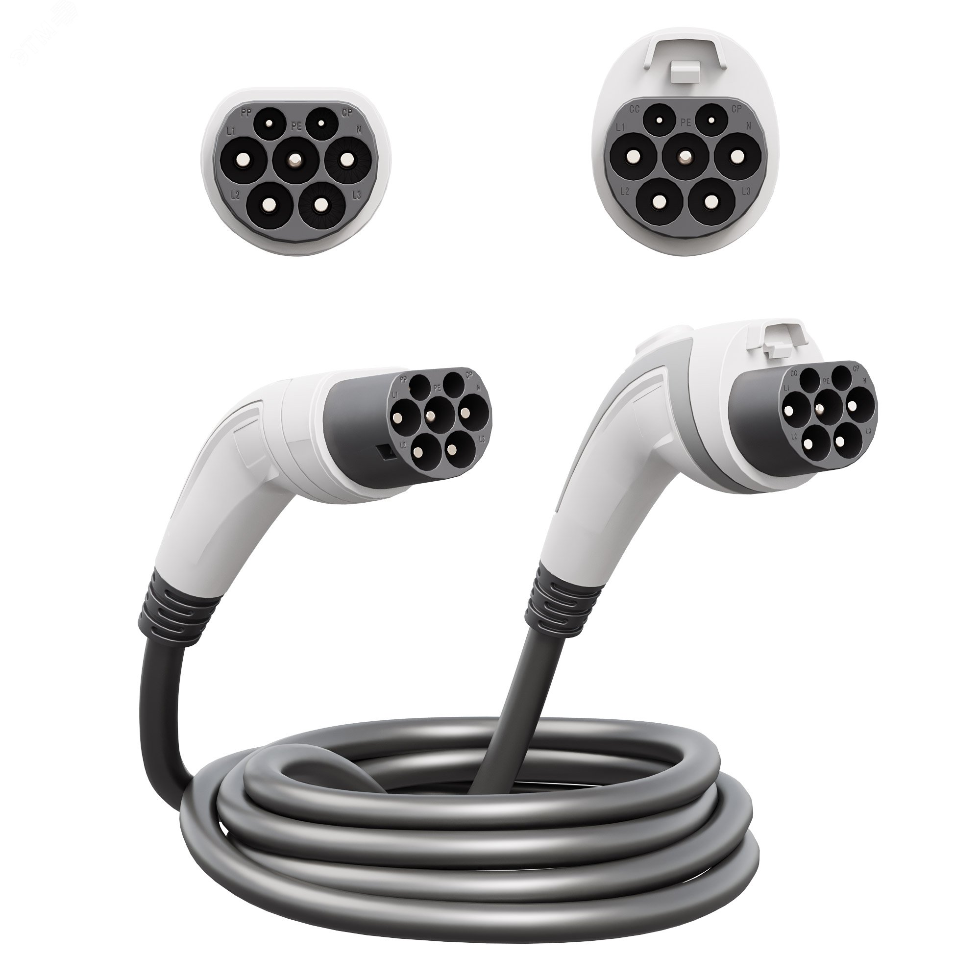 Кабель Type2-GB/T 1ф 32A 440В AC 5 метров ECAC1P5MT2GBT DKC