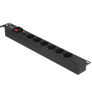 Блок розеток ExeGate ServerPro PDU-19H606 Al-6S-EU2CU-SW-O