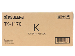 Картридж лазерный Kyocera TK-1170 черный, с чипом